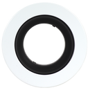 4" Baffle Black Trim With White Ring