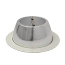 5' Alzak Chrome Reflector With White Ring