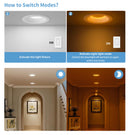 5" & 6" LED Retrofit with Night Light, 5CCT, 12W, 900Lm, CRI90, Dimmable, White : SRT560PANL