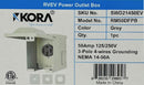 RV/EV Power Outlet Box with NEMA 14-50R | 125/250V : SWD21450EV
