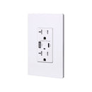 USB 30W Receptacle Type A+C, 20A 120V : SWD22030