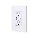 USB 30W Receptacle Type A+C, 20A 120V : SWD22030-20AC