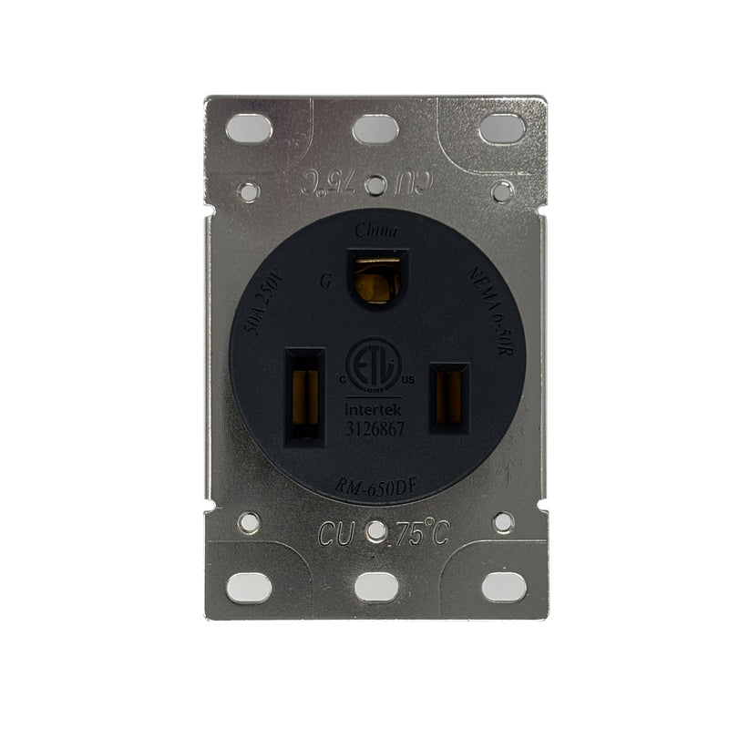 RECEPTACLE 50AMP 250V NEMA 6-50R 3 POLE 3 WIRE : SWD45130