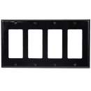 Four Gang Decorative plate (Black) : SWD45554