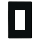 One Gang Screwless Decorative Plate, Black : SWD45611