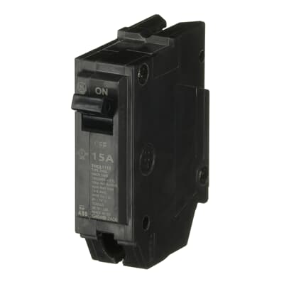 GE 15 Amp Single Pole Circuit Breaker