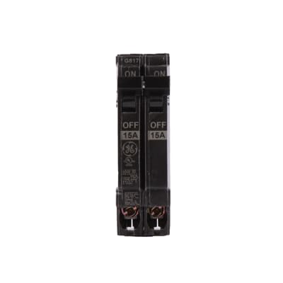 15Amp | 2-Pole | GE™  Q-Line slim Plug-in Circuit Breaker