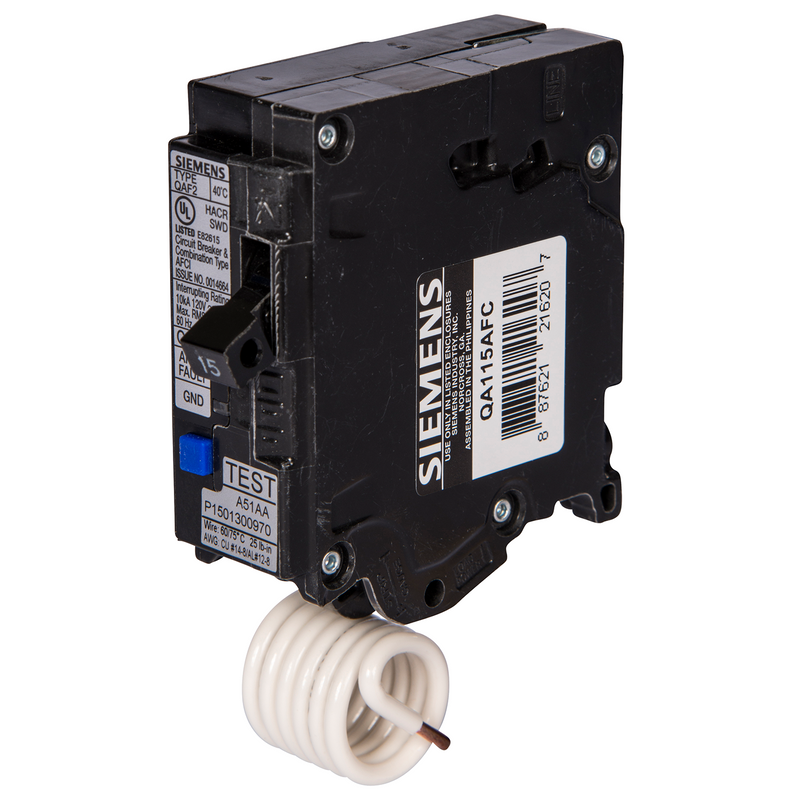 1P, 20A  Arc Fault Combination Breaker, 10KA, Plug In