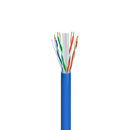 CAT6 PLENUM, FT6, UTP ETHERNET CABLE 550MHZ, 4 PR, 23AWG, BLUE  300M WICH6106BL