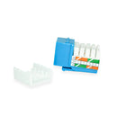 CDD CAT5E RJ45 Keystone Internet Jack Narrow Blue