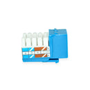 CDD CAT5E RJ45 Keystone Internet Jack Narrow Blue