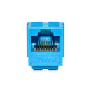 CDD CAT5E RJ45 Keystone Internet Jack Narrow Blue