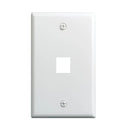 CDD Keystone Wall Plate (Internet) 1 Cavity White