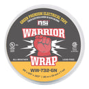 Warrior Wrap Premium Electrical Tape L:66FT, W:3/4" ,White