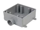 PVC FS Box Two Gang 1/2" Hub