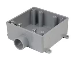 PVC FS Box Two Gang 1/2