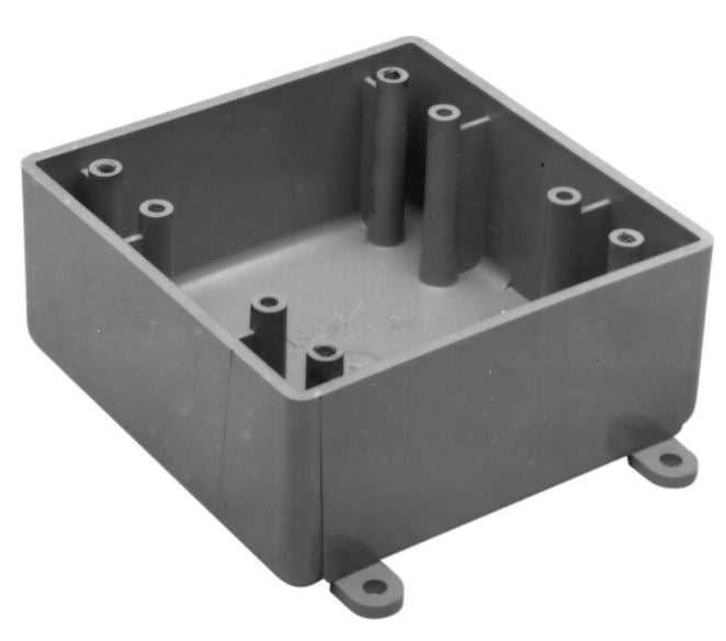 PVC FS Box Two Gang No Hub
