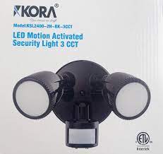 LED Motion Activated Security Light 3CCT