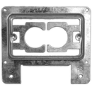 Metal Low Voltage Single Gang Mud Ring : SMP20153