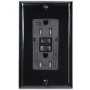 TR15Amp GFCI with Self Testing Black : SWD45081
