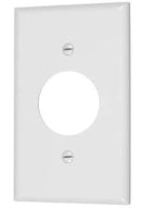1 Gang Single Receptacle Plate with  1-13/32 Hole in center : SWD45324