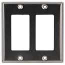 Two Gang Decorative Plate Stainless Steel : SWD45722