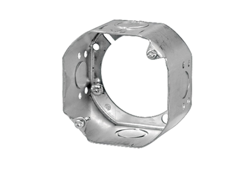 Octagon Extension Ring 4''x 4''x 2-1/8'', 21 Cu Inch